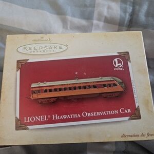 Hallmark Keepsake Ornament - Lionel Hiawatha Observation Car